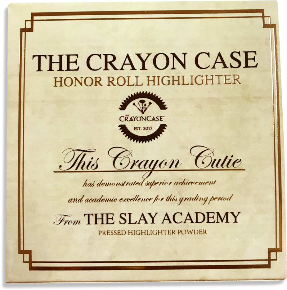 Crayon Case Honor Roll Highlighter (1200x1200), Png Download