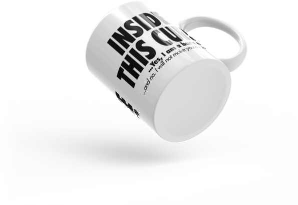 "i Brewed The Coffee" In This Coffee Mug Barista Life - Titanium Ring (600x600), Png Download