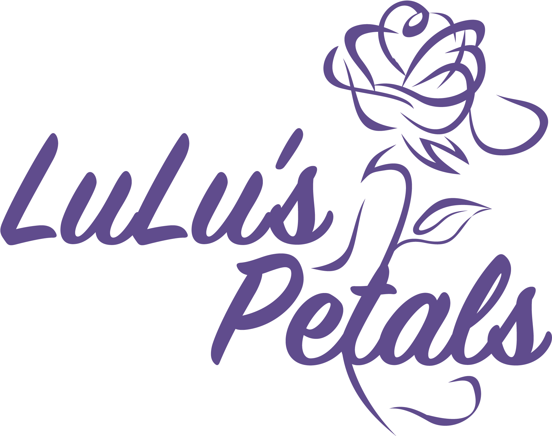Lulu's Petals Girls Designer Clothing And Couture Costumes - Calligraphy (1885x1531), Png Download
