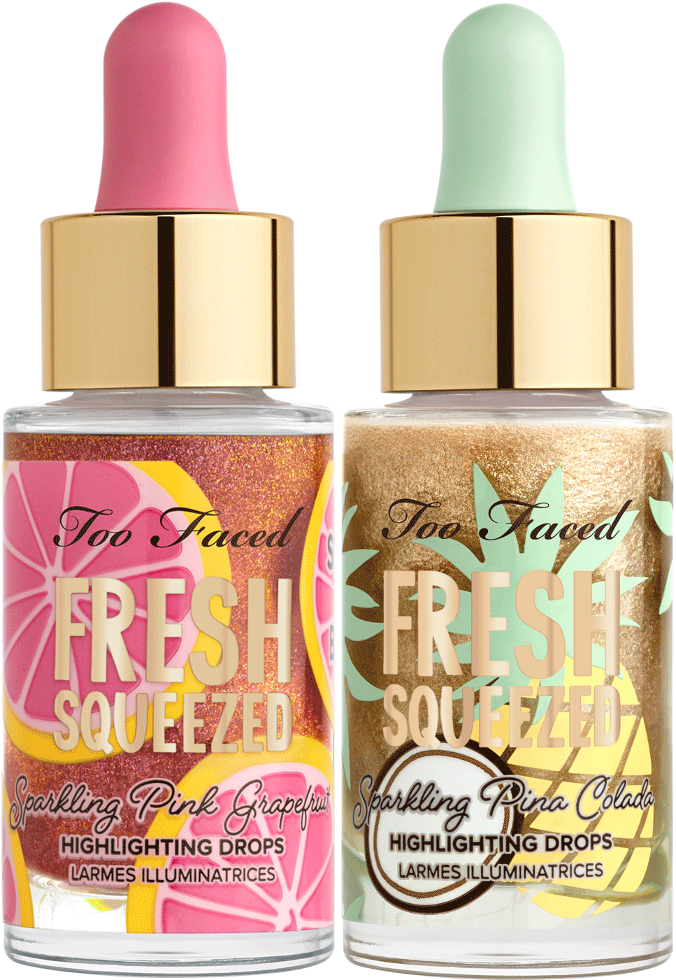Too Faced Fresh Squeezed Highlighting Drops (2000x1401), Png Download