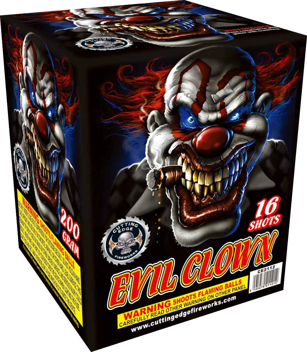 Evil Clown - Evil Clown Firework (1028x1180), Png Download
