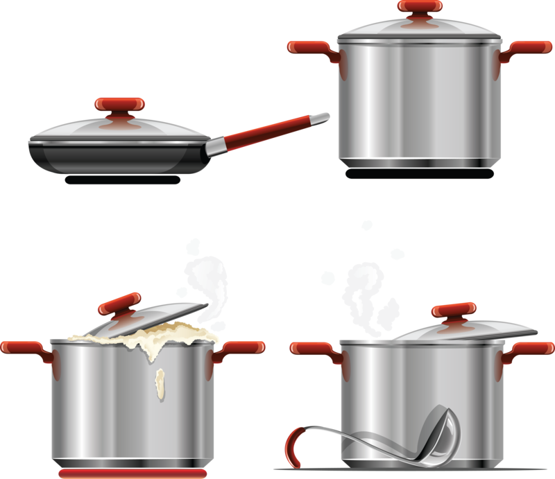 Cooking Pan Png Image, Download Png Image With Transparent - Cooking Pot Free Vector (800x691), Png Download