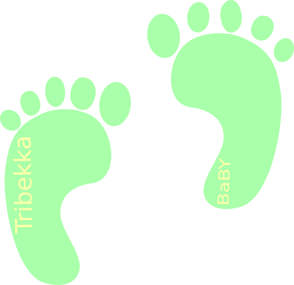 2 Footprints (600x581), Png Download