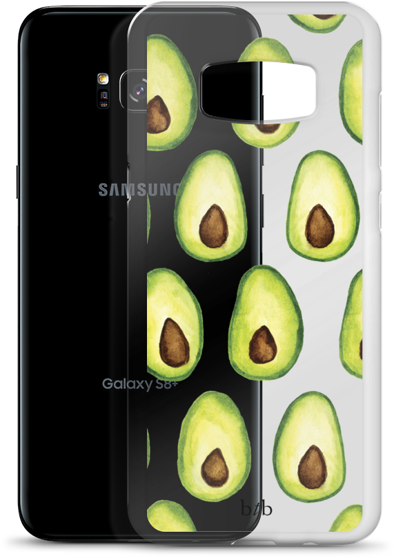 Avocado Watercolor Case - Iphone (1000x1000), Png Download