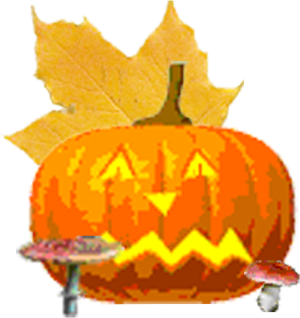 Autumnleaves 4 - Jack-o'-lantern (630x630), Png Download