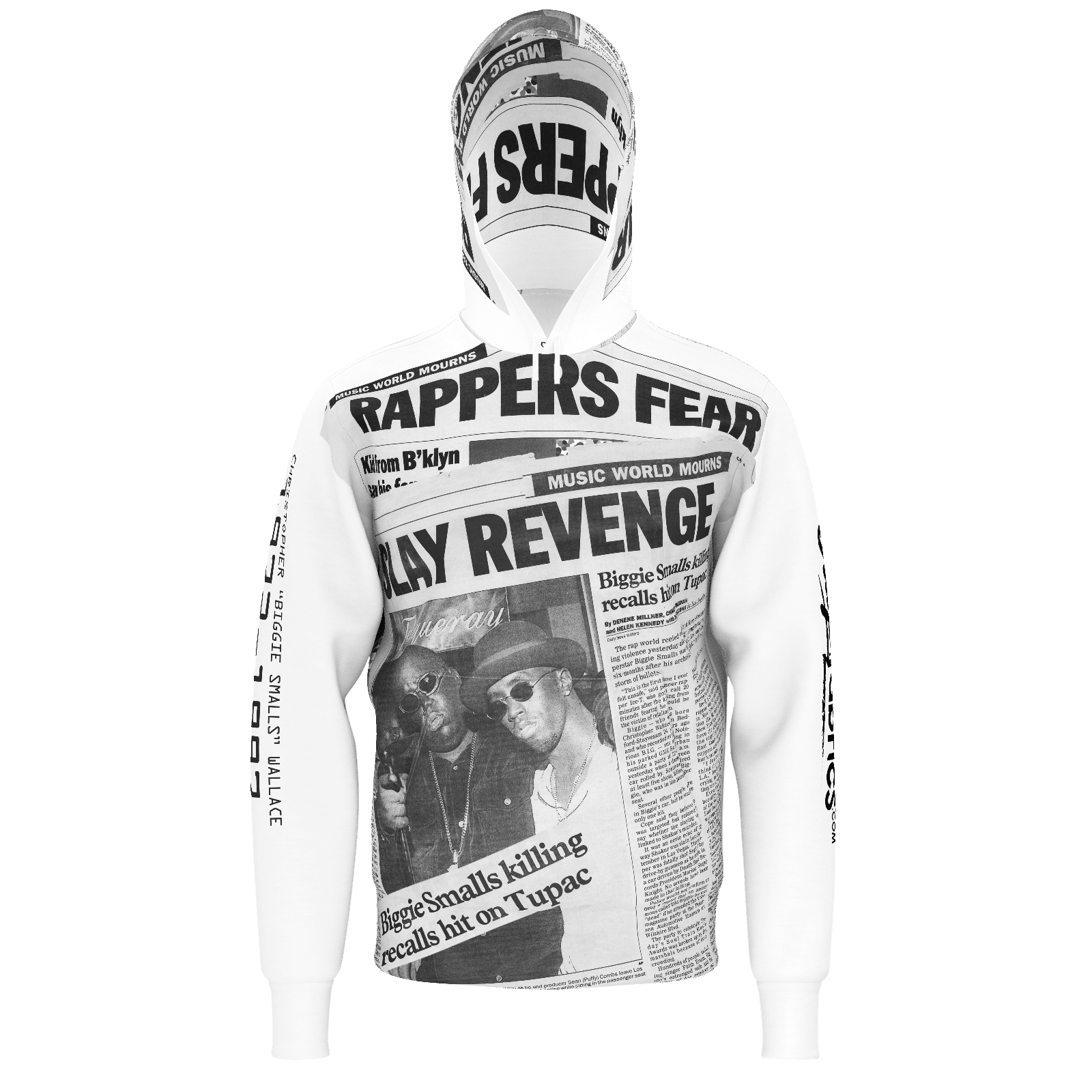 Load Image Into Gallery Viewer, Newspaper Hoodie - Hoodie (1600x1600), Png Download