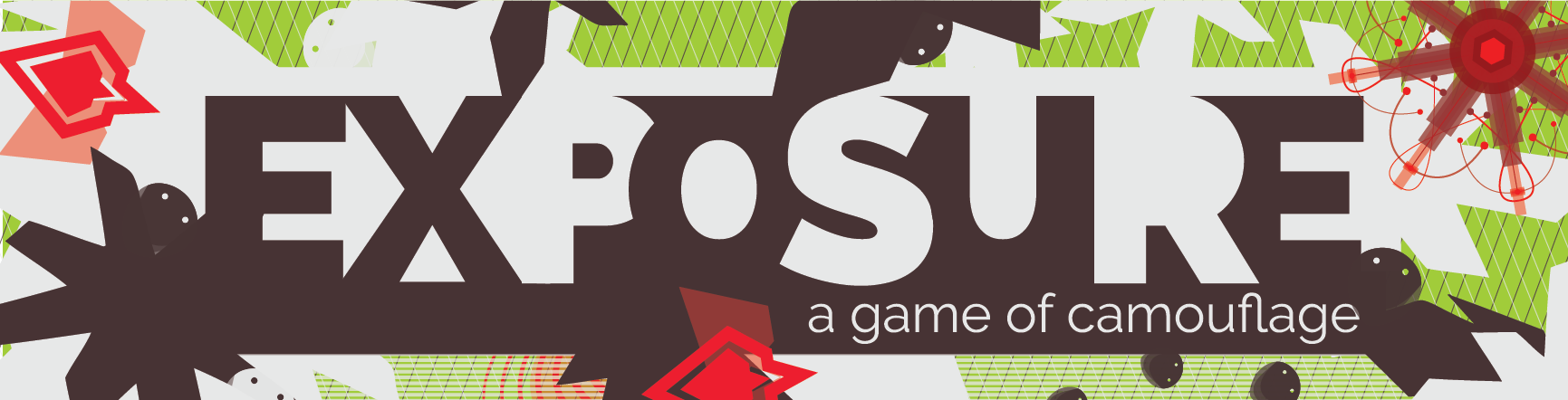 Exposure, A Game Of Camouflage - Graphic Design (1731x442), Png Download