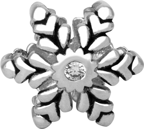 Iniciochristmas Copo De Nieve Con Diamante - Engagement Ring (675x900), Png Download