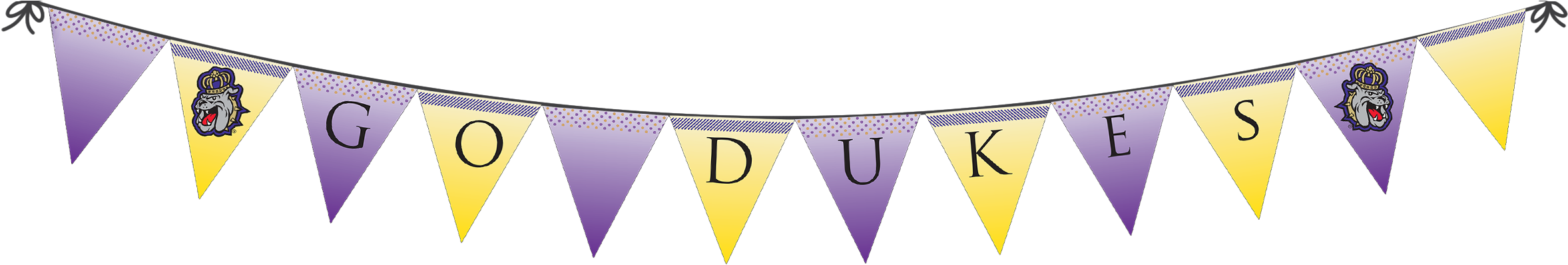 Free Printable Banner Bunting - Banner (2500x700), Png Download