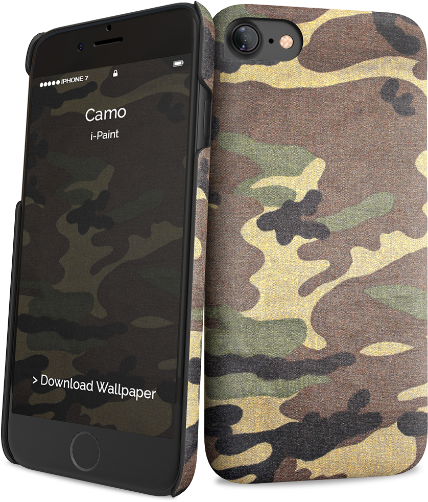 Ip7 - Iphone7 Camo (1000x1000), Png Download