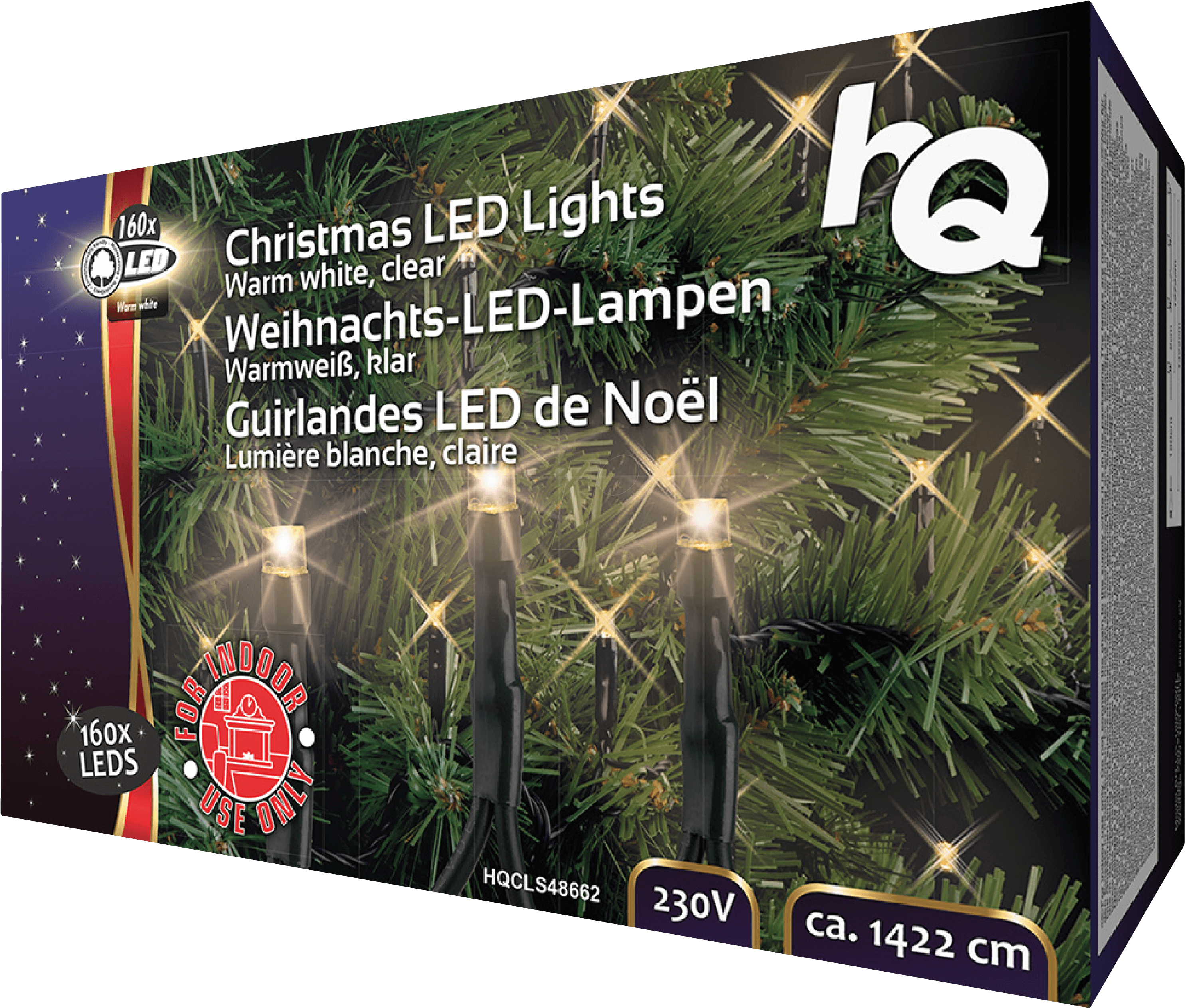 Christmas Light 160 Led - Hq Hqcls48662 (3000x2594), Png Download