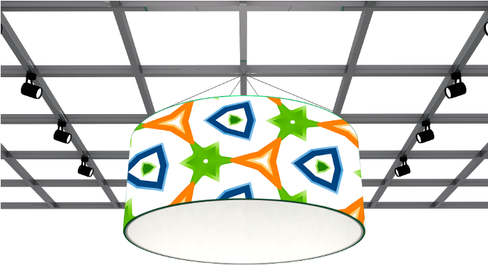 Circle Hanging Sign With Custom Graphics - Roki グローバル イノベーション センター (700x455), Png Download