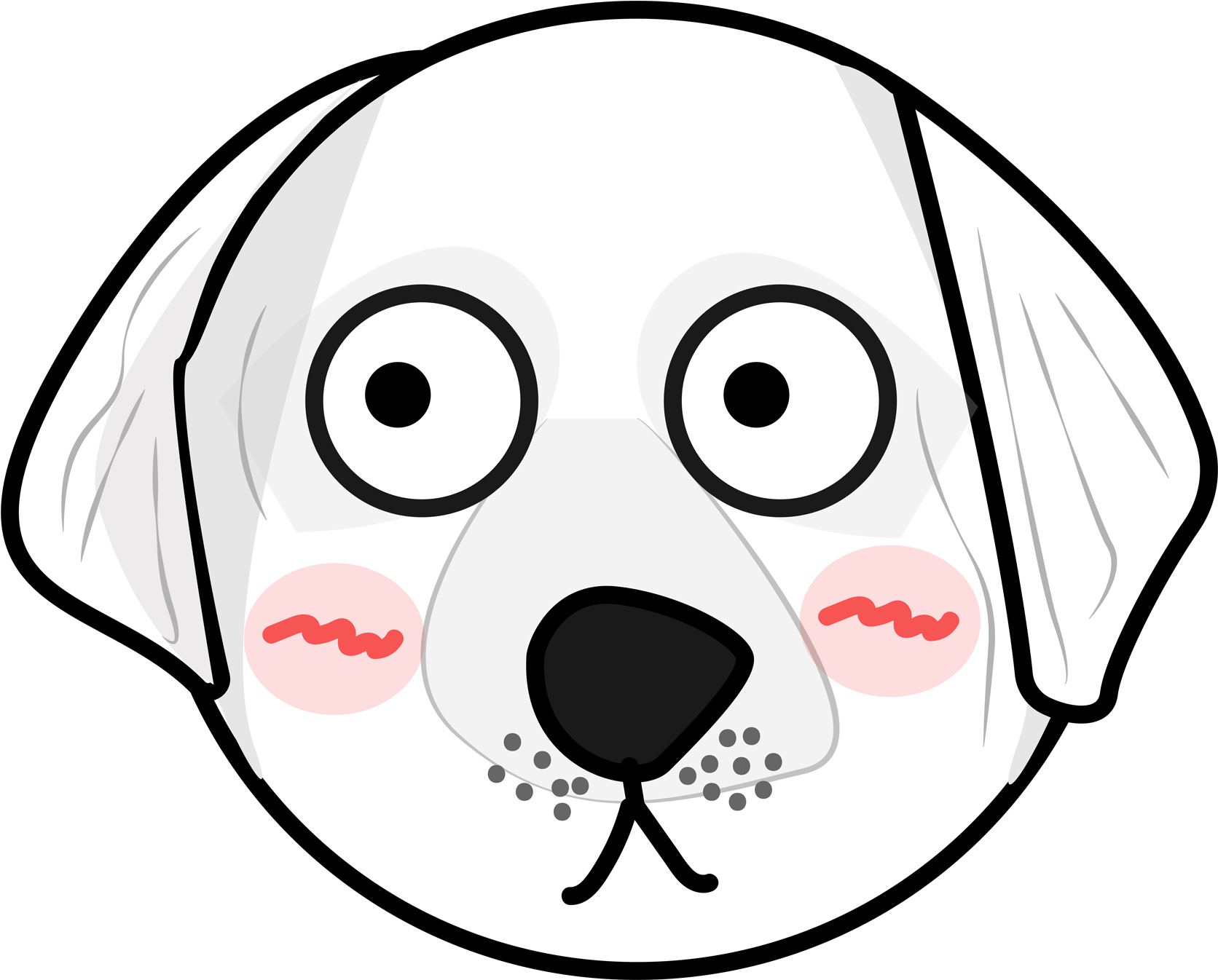 أصلي سهم التوجيه رسم كاريكتوري الكلب صورة متجهة - Cartoon (2000x2000), Png Download