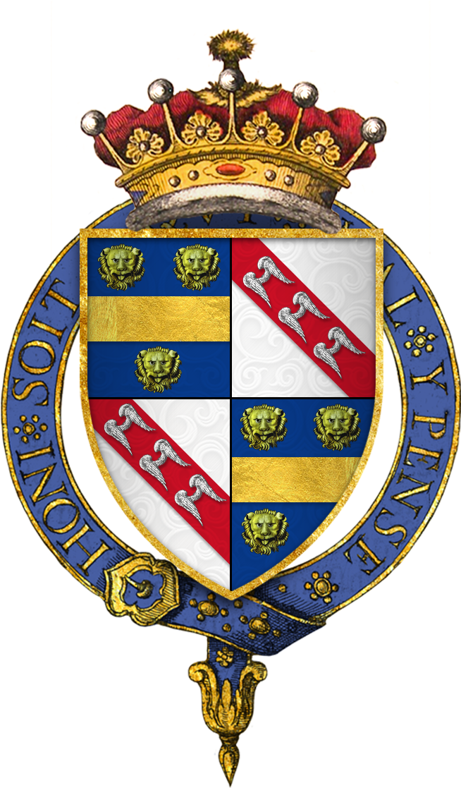 Coat Of Arms Of Sir William De La Pole, 4th Earl Of - Earl Of Mar Arms (1158x1158), Png Download