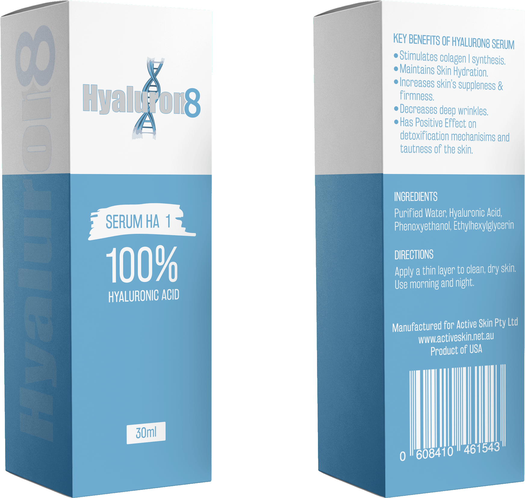 Hyaluronic Acid Serum 100% Concentration - Graphic Design (3072x2224), Png Download