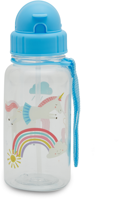 Magical Unicorn Water Bottle 500ml - Baby Bottle (700x700), Png Download
