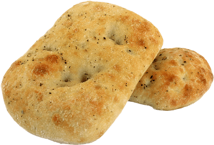 Mini Herb Schiacciata - Rye Bread (900x826), Png Download