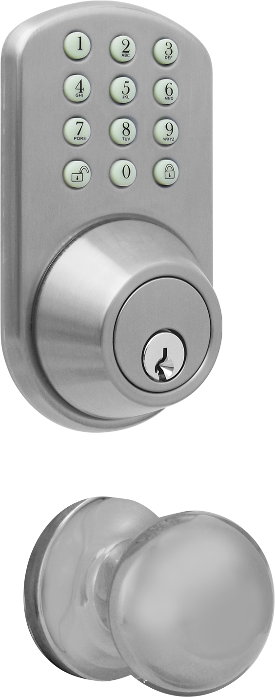 Keyless Entry Deadbolt And Door Knob Lock Combo Pack - Dead Bolt (1000x1500), Png Download