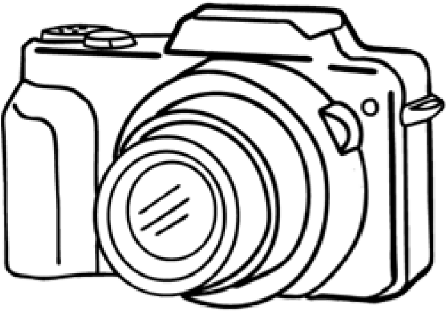 Drawn Camera Easy Draw - Easy Canon Camera Drawing (640x480), Png Download
