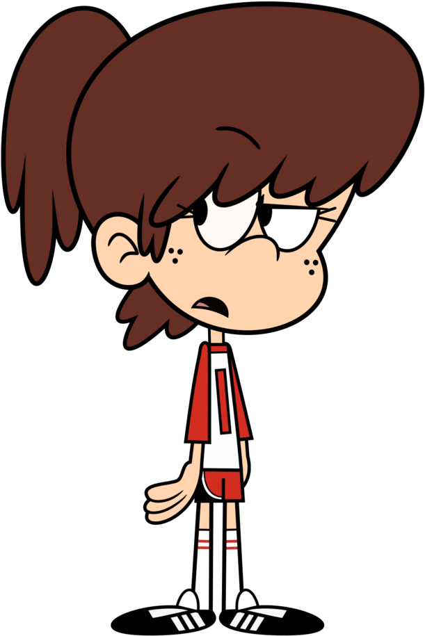 Confused Png - Loud House Lynn Png (762x1048), Png Download