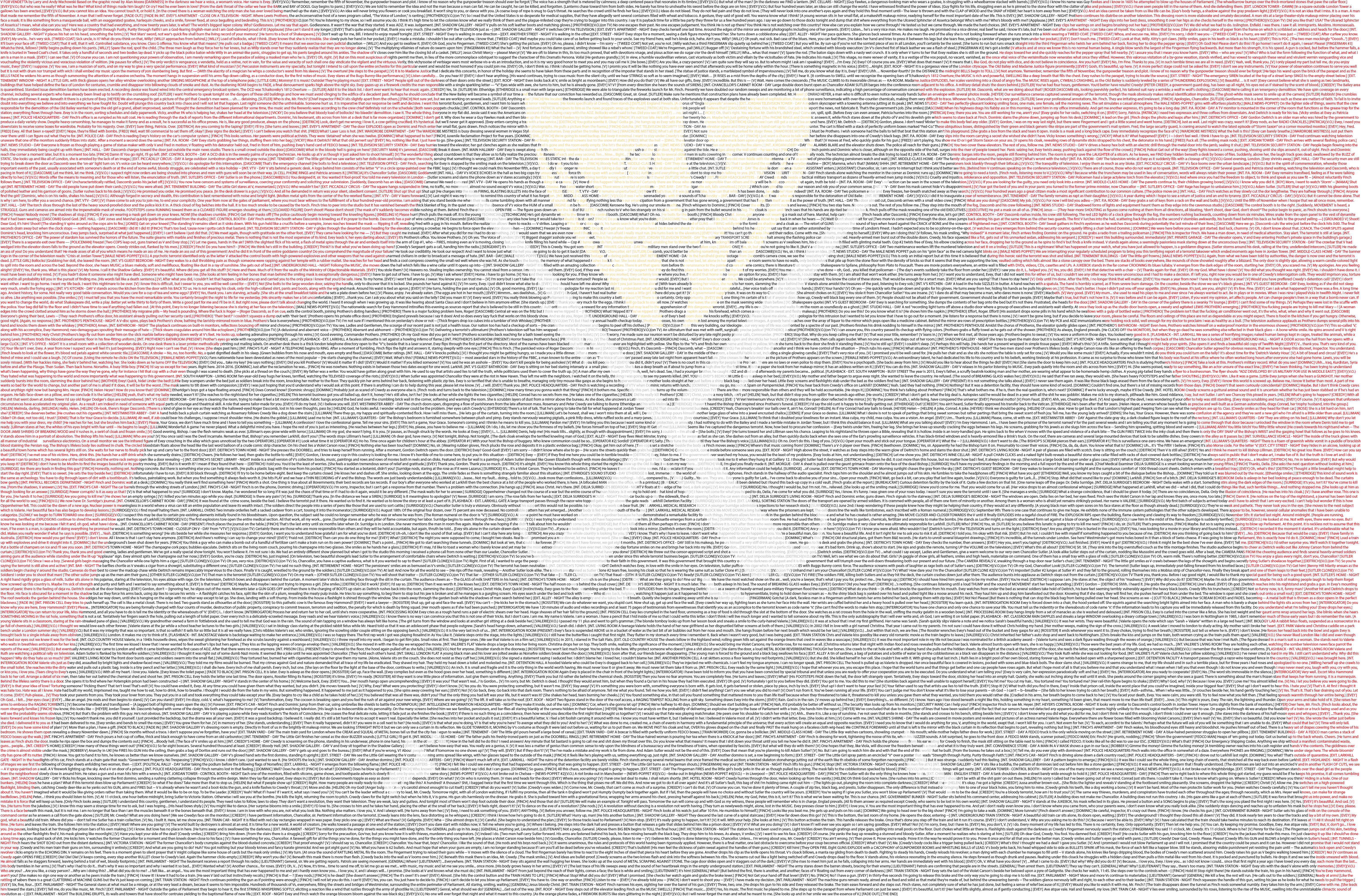 Full 2nd Draft Movie Script Colored To Original Artwork (5400x3600), Png Download