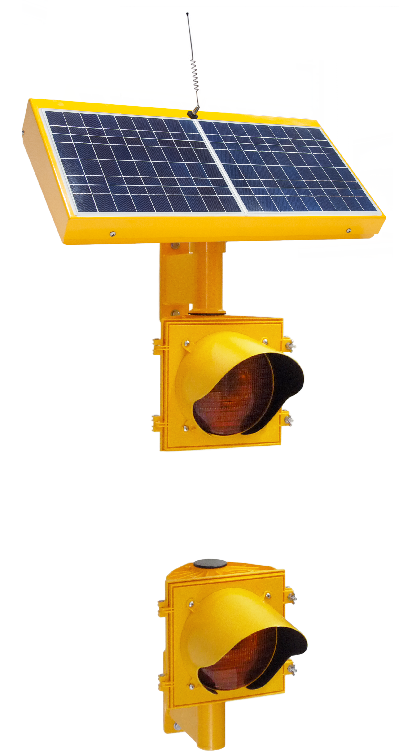 Ab-7408 Pedestrian Activated Crosswalk Systems - Traffic Light (538x1024), Png Download