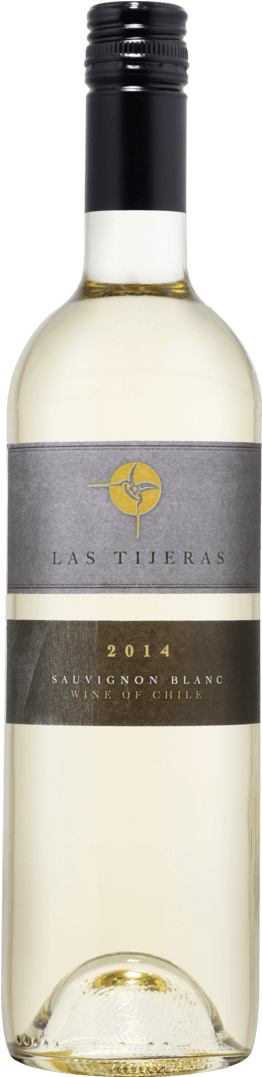 Las Tijeras Cellar Selection Sauvignon Blanc - Glass Bottle (400x1076), Png Download