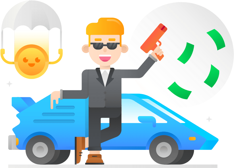 Easy Money - Illustration (1216x912), Png Download