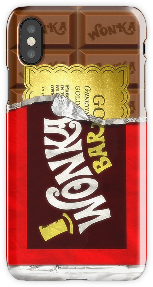 Willy Wonka Golden Ticket Iphone X Snap Case - Iphone (750x1000), Png Download