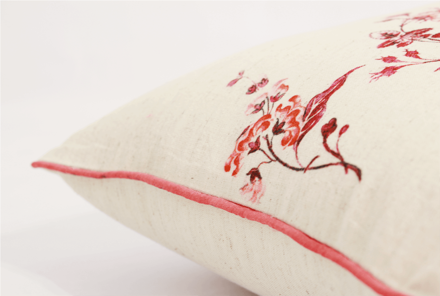 Vintage Floral Band Cushion Cover - Bed Sheet (1440x1440), Png Download