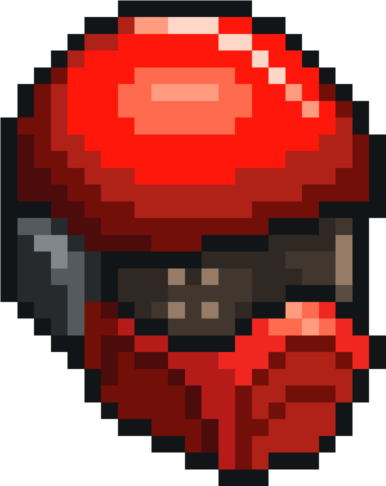 Metal Superhero Mask - Deadpool Logo Pixel Art (1000x1000), Png Download