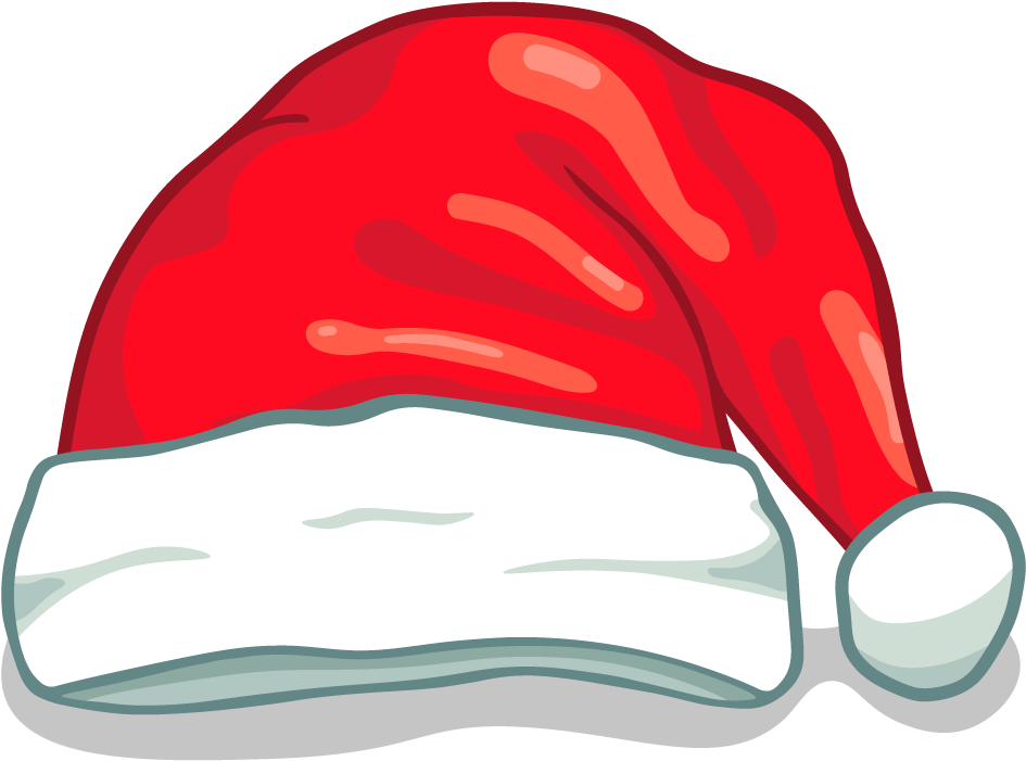 Santa Hat - Blue Transparent Santa Hat (1024x1024), Png Download