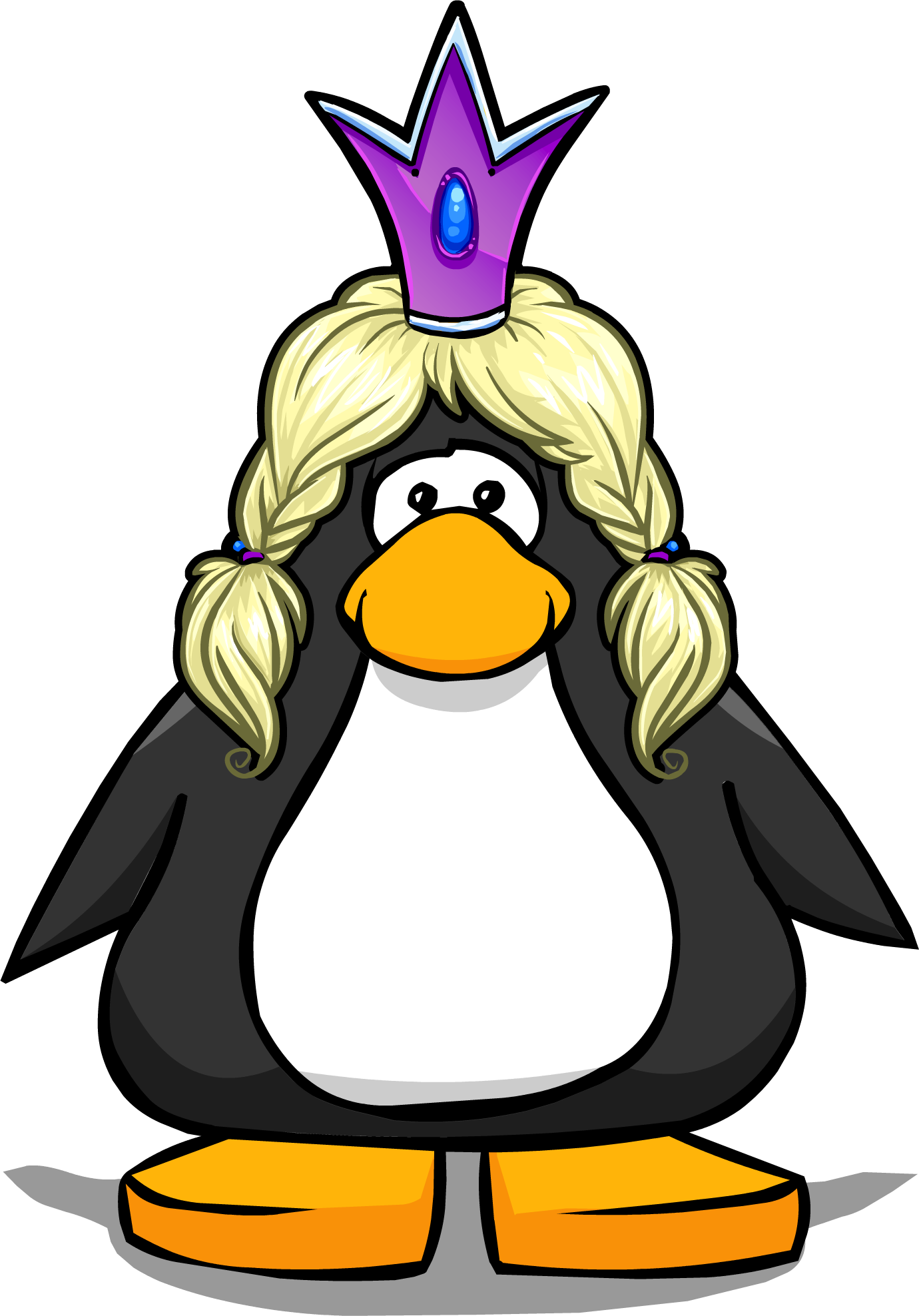 Santa Hat Clipart Club Penguin - Penguin With A Top Hat (1380x1976), Png Download
