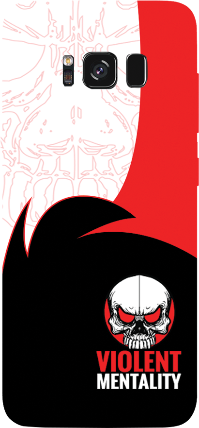 Violent Mentality Samsung Galaxy S8 - Mobile Phone Case (1000x1000), Png Download