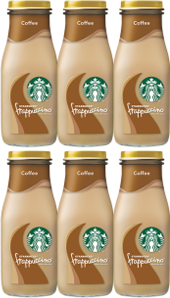 Starbucks Bottled Coffee Frappuccino 281ml [6 Bottles] - Starbucks Bottled Frappuccino Flavors (640x640), Png Download