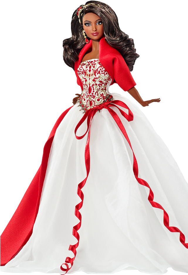 Barbie Clipart African American - Black Barbie Collectible Dolls (640x950), Png Download