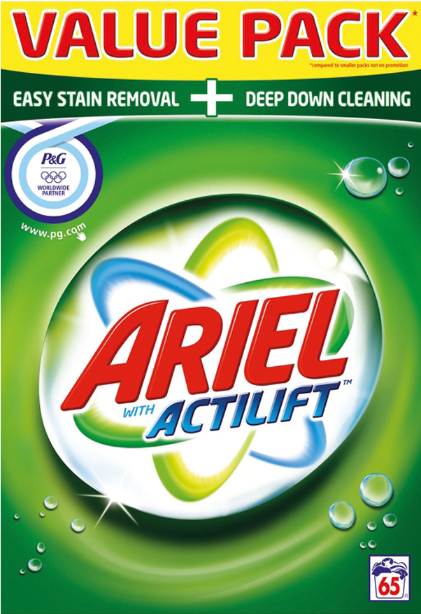 Washing Powder Transparent Image - Ariel Actilift (1000x1000), Png Download