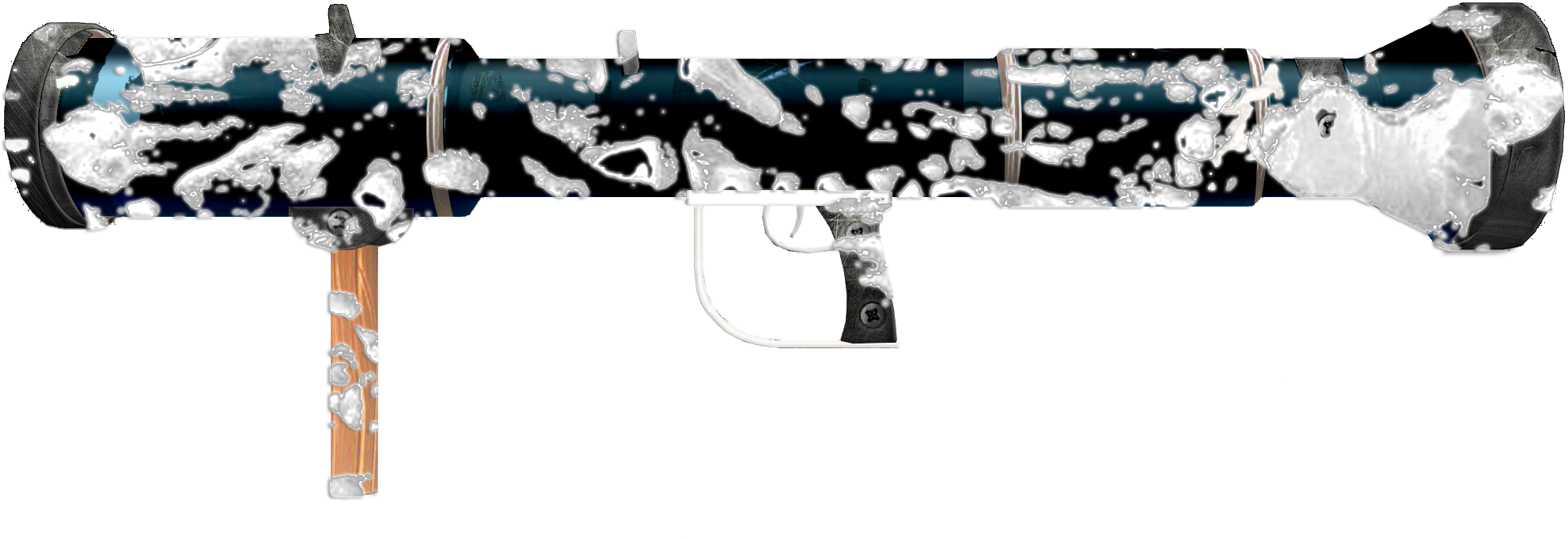 Art Skin Bazooka With Effects - Airsoft Gun (2325x947), Png Download