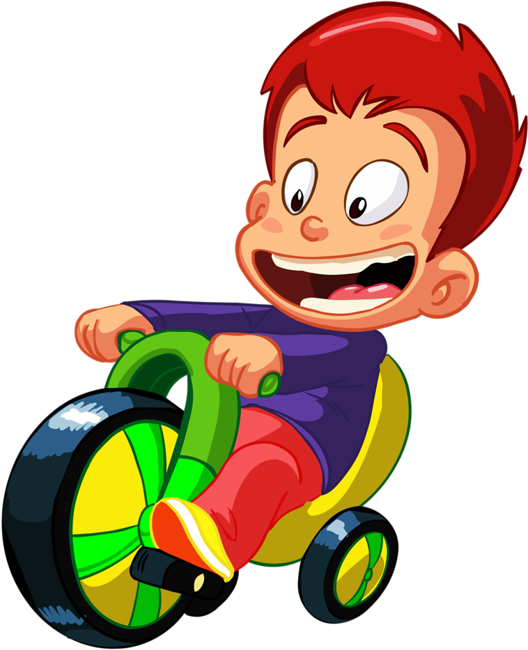 Parks & Recreation Parks And Recreation, Kids Boys, - Boy Bicycle Cartoon Png (850x1024), Png Download