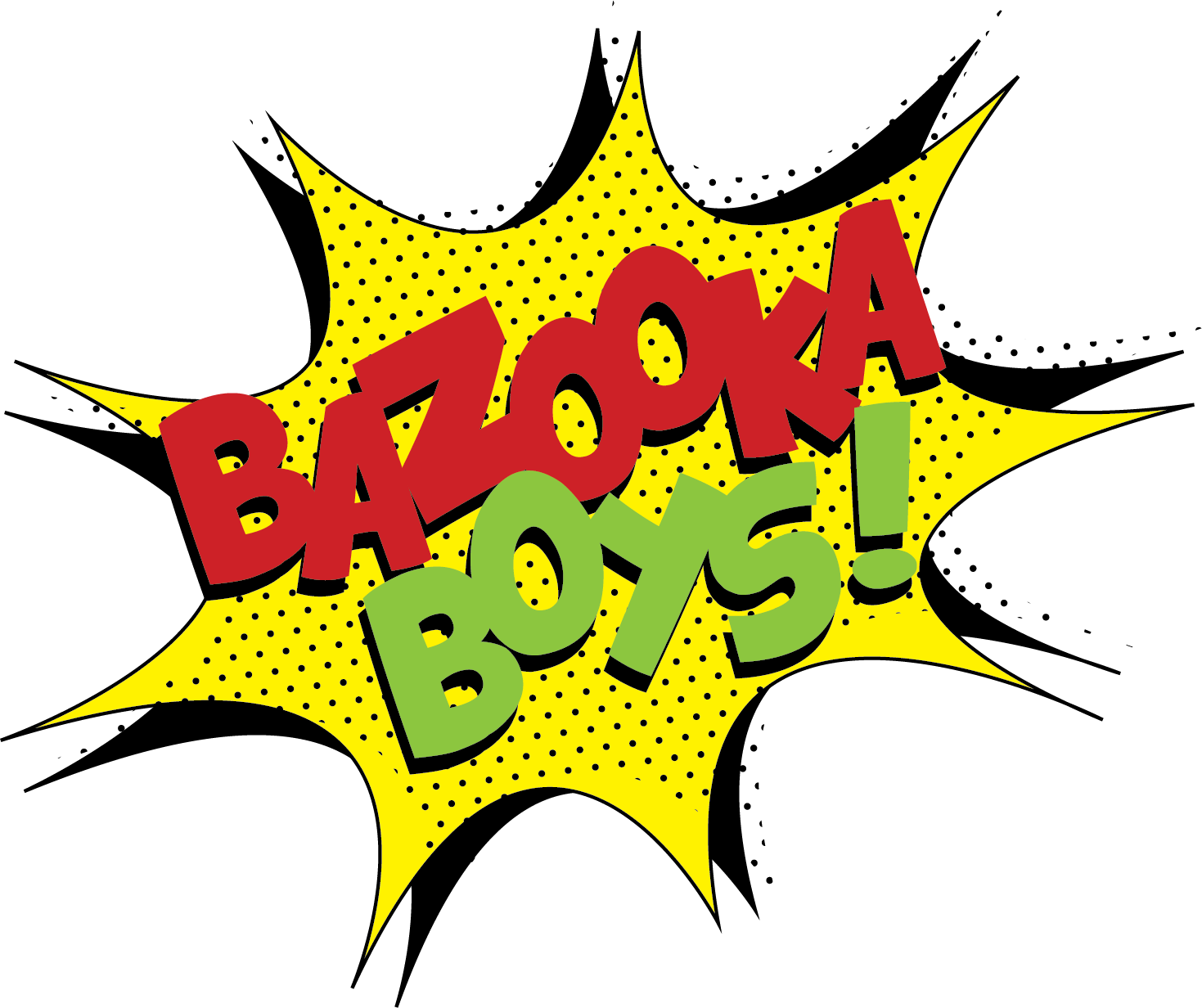 Bazooka Boys Logo - Illustration (1469x1232), Png Download