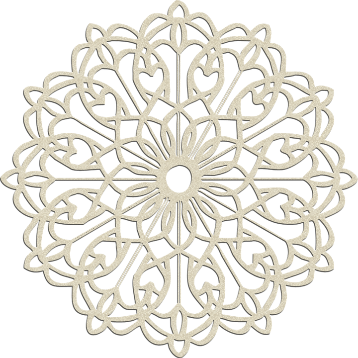 Illustration Gratuite Scrapbooking Rosette Fleur Scrapbook - White Flower Ornament Png (720x720), Png Download