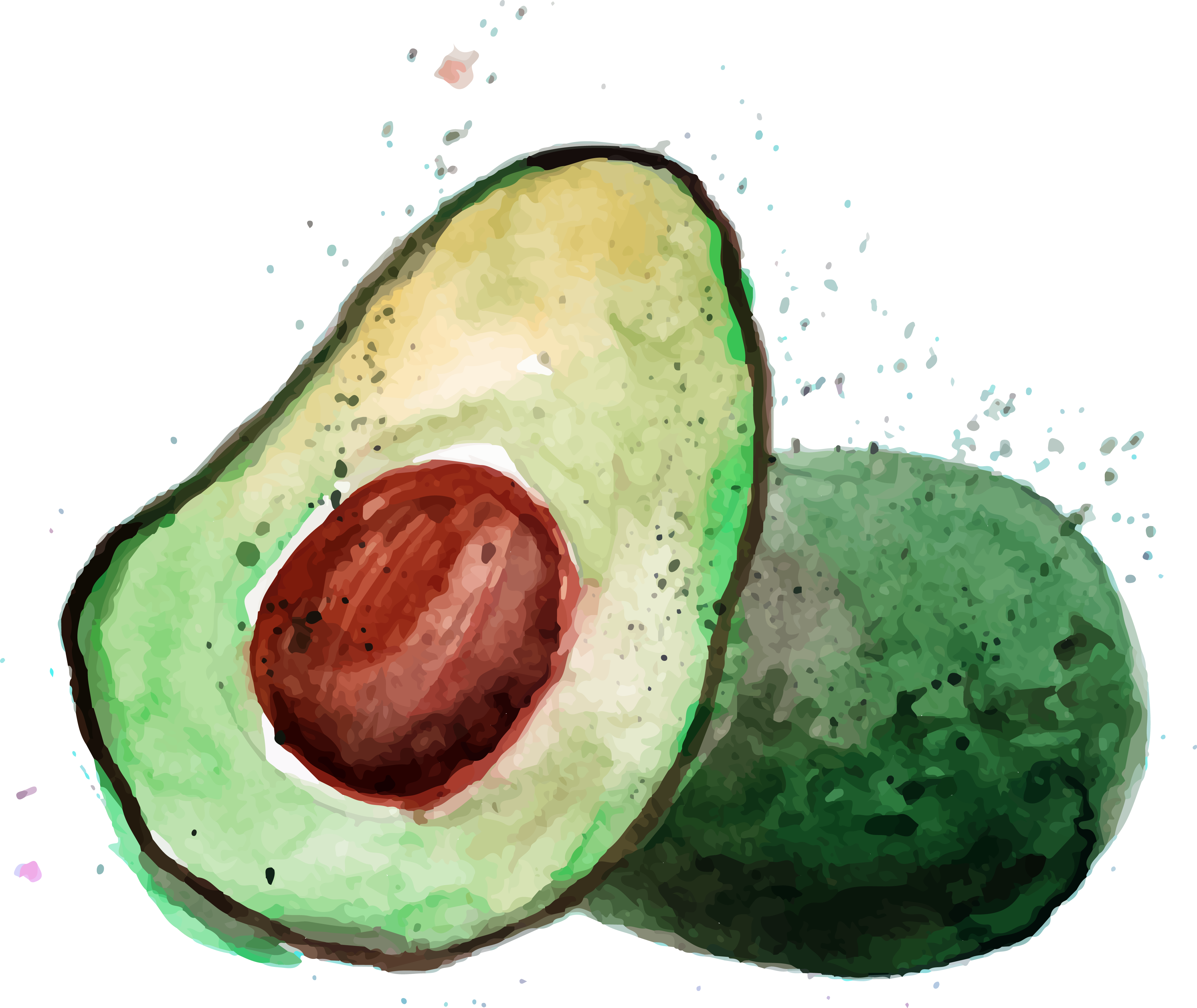 Avocado (4021x3386), Png Download