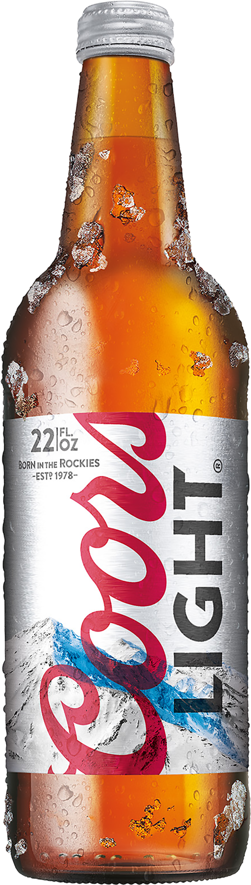 Coors Light Lager Beer, 15 Pack, 22 Fl - Coors Light Born In The Rockies Beer Ice Bucket (1800x1800), Png Download