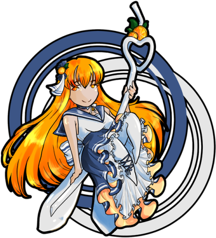 I Couldn't Help Drawing Orange Juice For The Food Fantasy - Song (500x500), Png Download