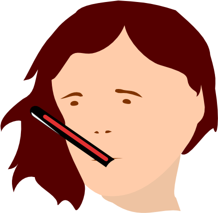 How To Set Use Sick Girl Svg Vector (588x600), Png Download