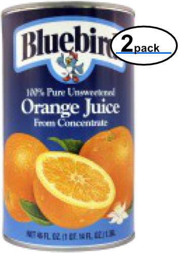 Bluebird Orange Juice, 46oz - Floridas Natural Bluebird Orange Juice (500x500), Png Download