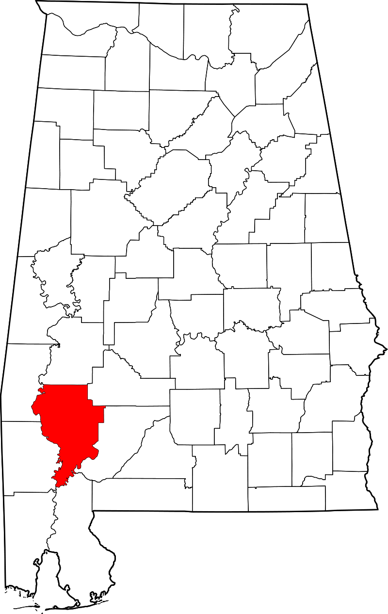 Clarke County Alabama Map - Limestone County Alabama (800x1266), Png Download
