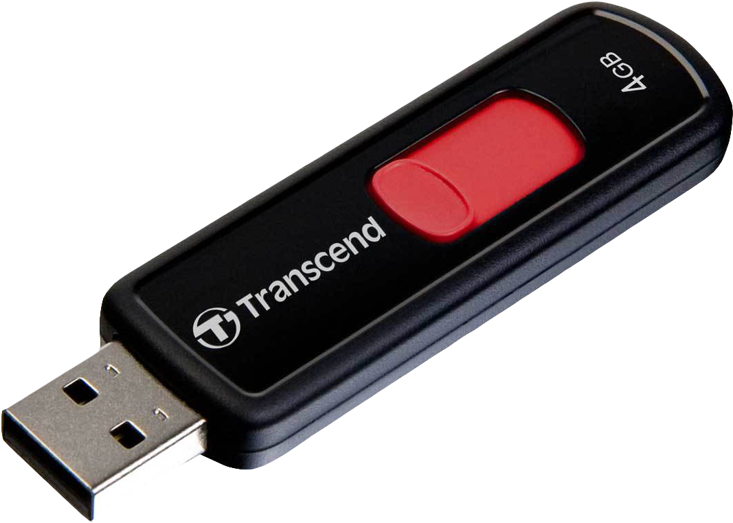 Usb Pen Drive Png Free Download - Transcend 4gb Pen Drive (1132x824), Png Download