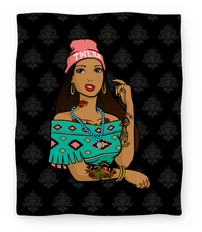 Hipster Pocahontas Blanket - Pocahontas Hipster (484x484), Png Download