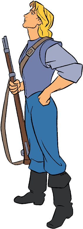 Disney Clipart Pocahontas - John Smith Pocahontas Png (290x783), Png Download